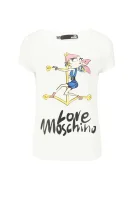 T-shirt | Loose fit Love Moschino bijela